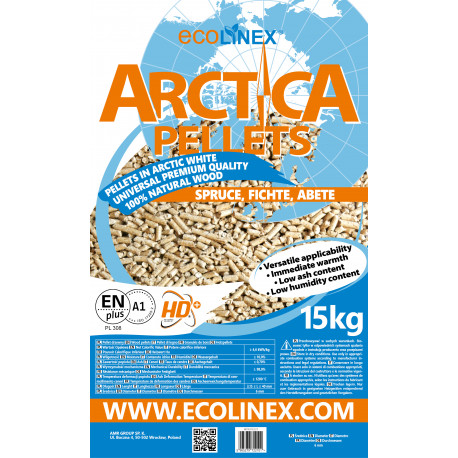 Arctica Holzpellets 6mm    70x15 kg  ENplus A1 